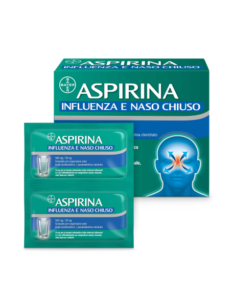 ASPIRINA INFLUENZA NASO CHIUSO 20 BUSTINE