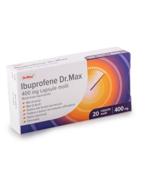 IBUPROFENE DRMAX*20CPS 400MG