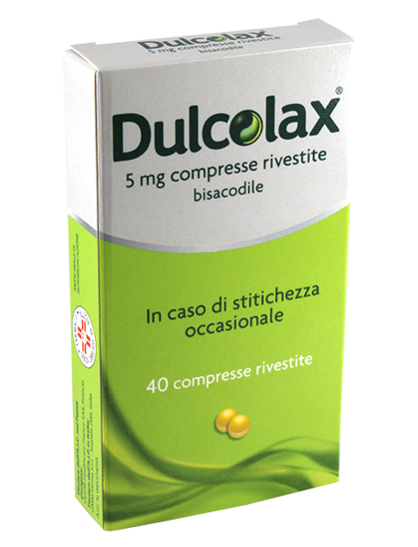 DULCOLAX*40CPR RIV 5MG GMM