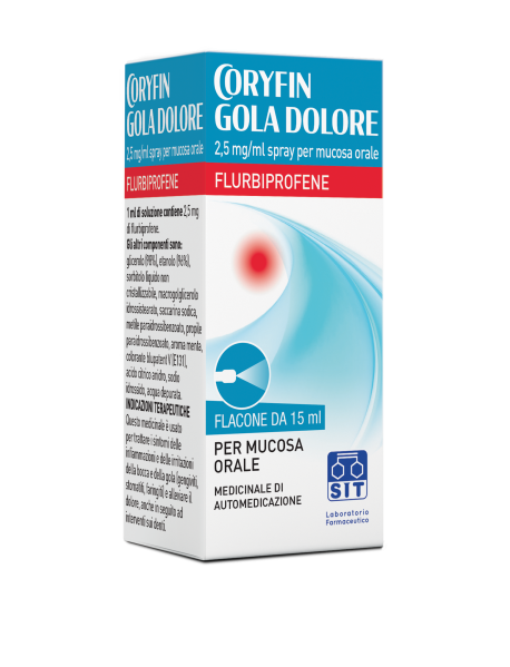 CORYFIN GOLA DOLORE SPRAY 15ML