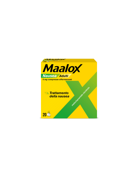 MAALOX NAUSEA 20 COMPRESSE EFFERVESCENTI