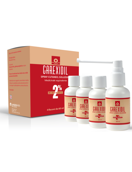 CAREXIDIL*2% Spy Cut.4x60ml