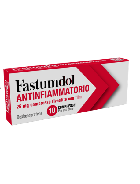 FASTUMDOL ANTINFIAMMATORIO 10 COMPRESSE 25MG