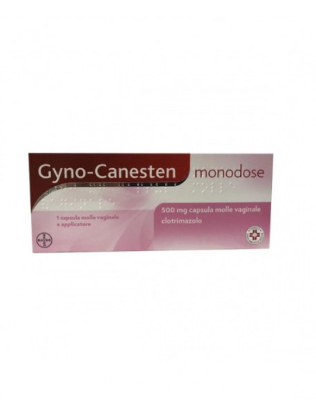 GYNO-CANESTEN MONODOSE 1 CAPSULA VAGINALE 500MG