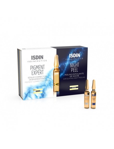 ISDIN PIGMENT EXPERT & NIGHT PEEL ROUTINE ANTI-MACCHIE 10+10 FIALE