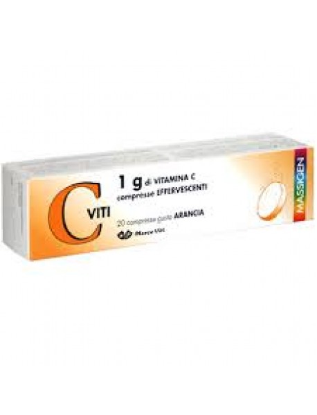 MASSIGEN VITI C EFFERVESCENTE 1G 20 COMPRESSE