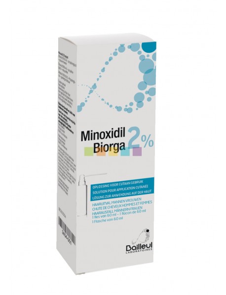 MINOXIDIL BIORGA SOLUZIONE CUTANEA 2% 1 FLACONE 60ML 