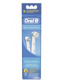 ORAL-B ORTHOCARE ESSENTIALS 3 TESTINE DI RICAMBIO