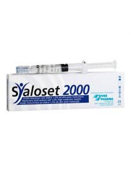 SYALOSET 2000 SIRINGA 1,5% 2ML 1PZ